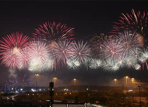 长宁区焰火晚会